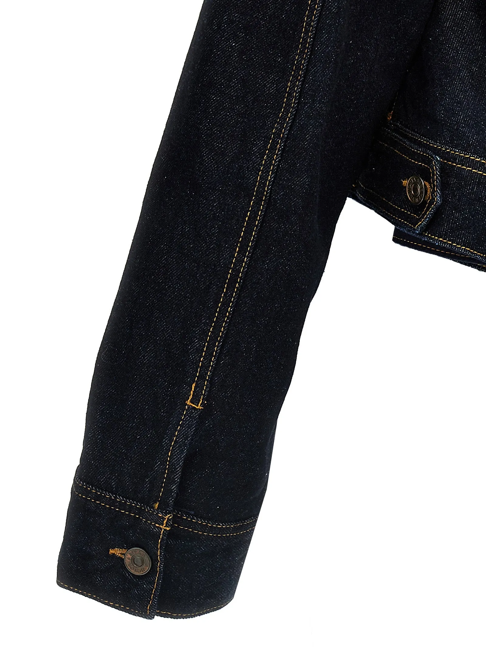 Denim cropped jacket sold by Lord & Taylor product image thumbnail 4