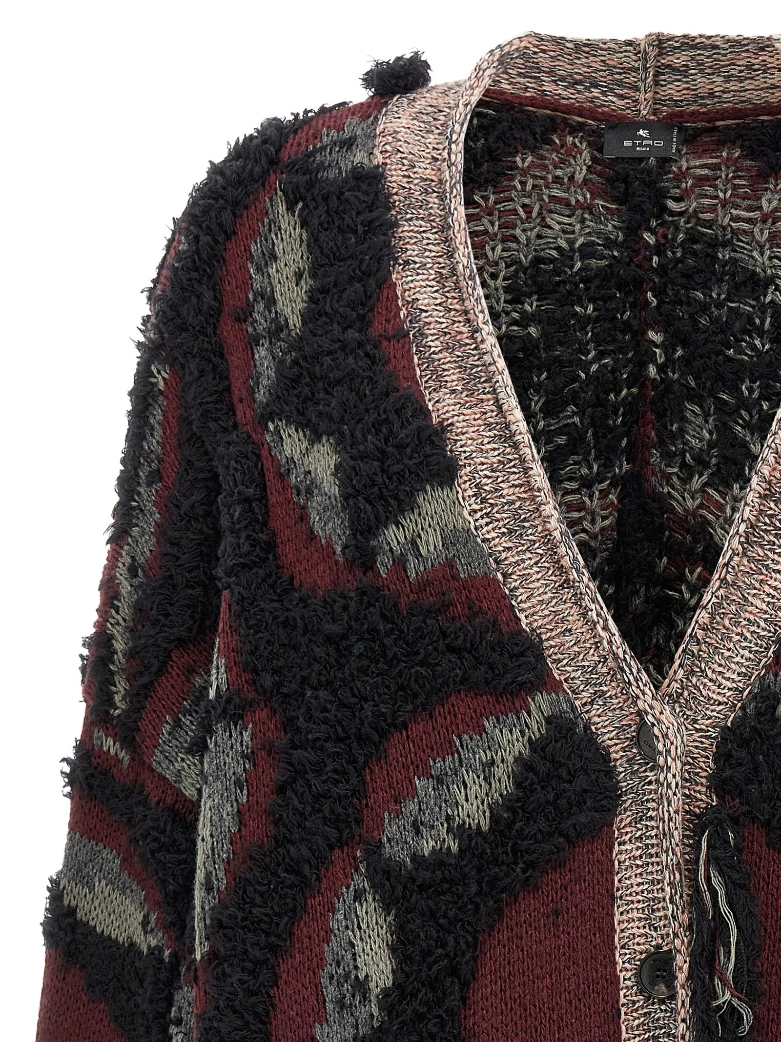Fringed oversized cardigan sold by Lord & Taylor product image thumbnail 3