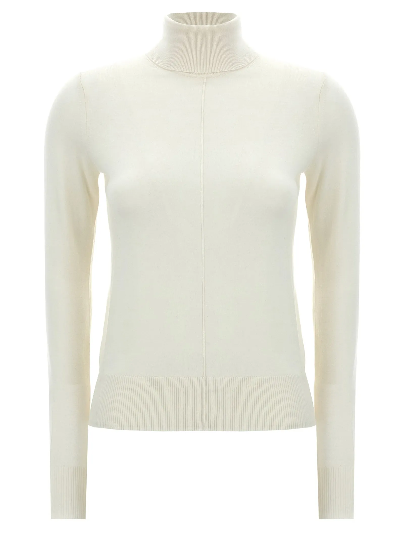 Logo embroidery turtleneck sweater sold by Lord & Taylor