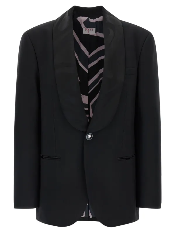 'Labirinto' single-breasted blazer made by Emilio Pucci