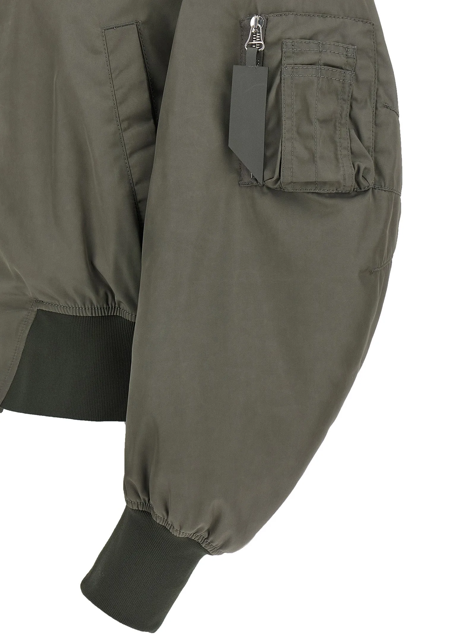 Nylon bomber jacket sold by Lord & Taylor product image thumbnail 4