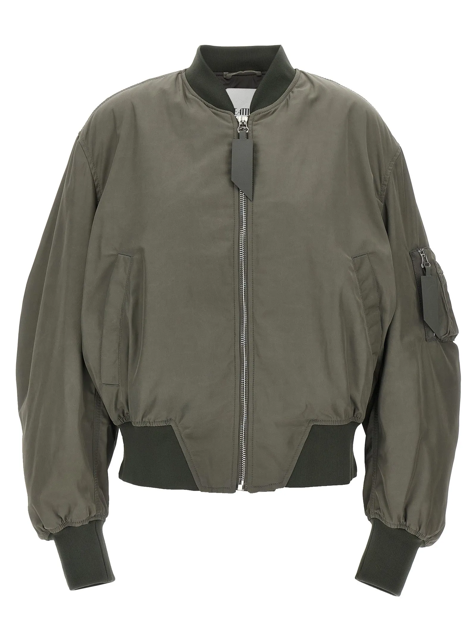 Nylon bomber jacket sold by Lord & Taylor
