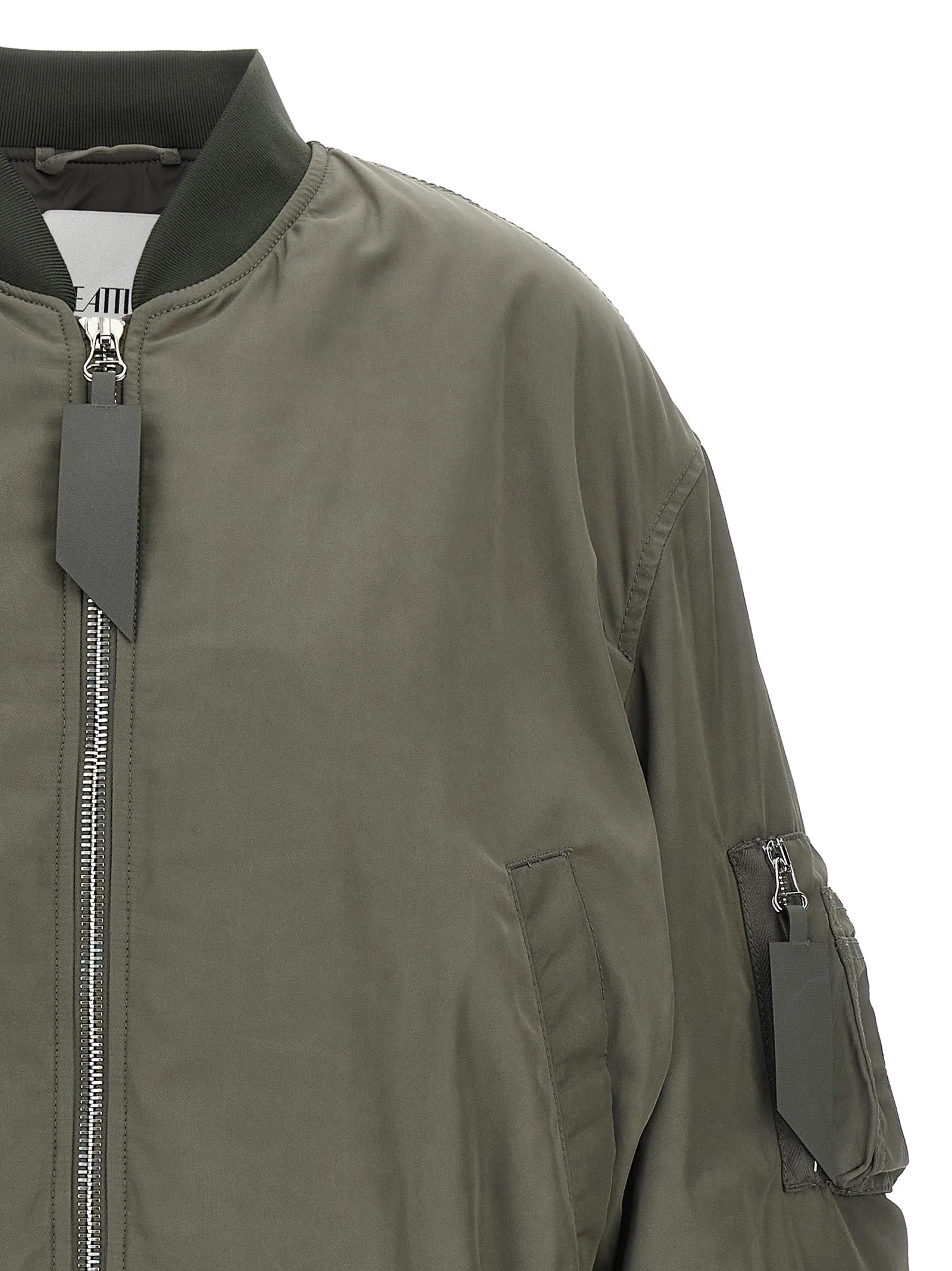 Nylon bomber jacket sold by Lord & Taylor product image thumbnail 3