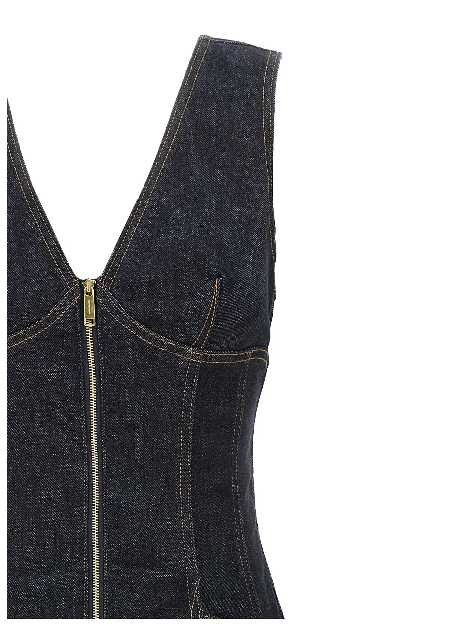 'Indigo Denim Midi' dress sold by Lord & Taylor product image thumbnail 3