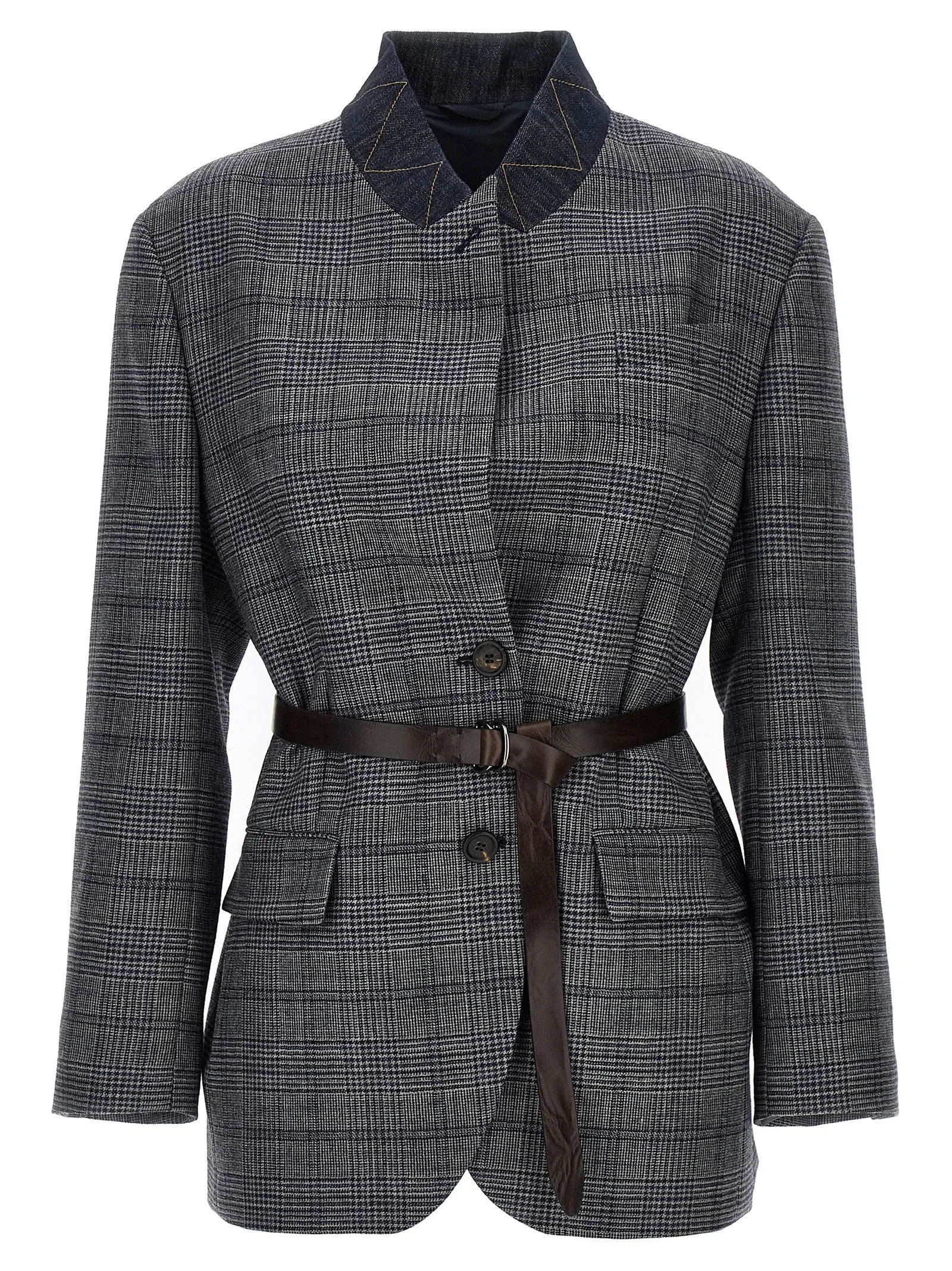 Monile houndstooth blazer sold by Lord & Taylor