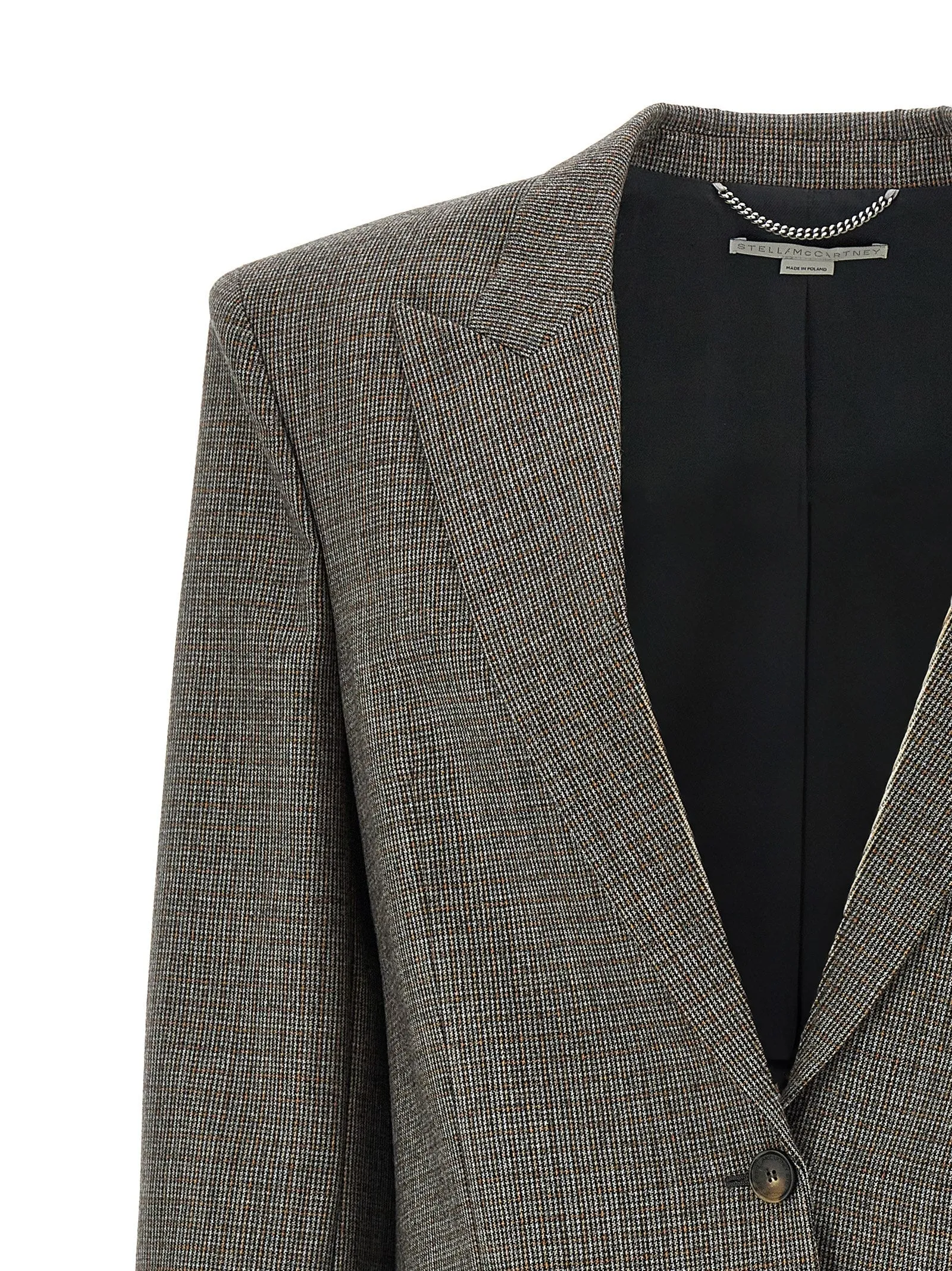Single-breasted micro houndstooth blazer sold by Lord & Taylor product image thumbnail 3