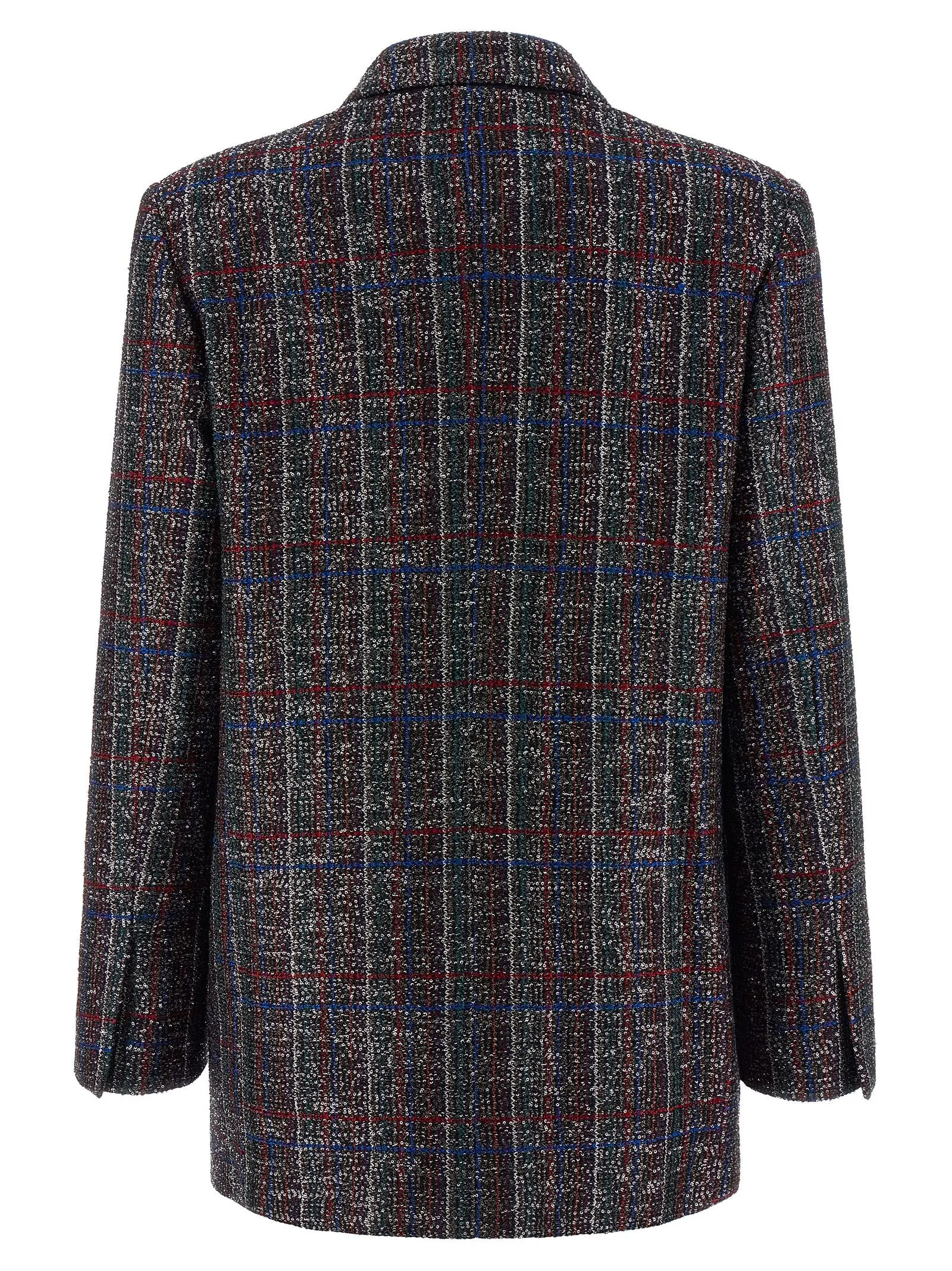 Sequin tartan blazer sold by Lord & Taylor product image thumbnail 2