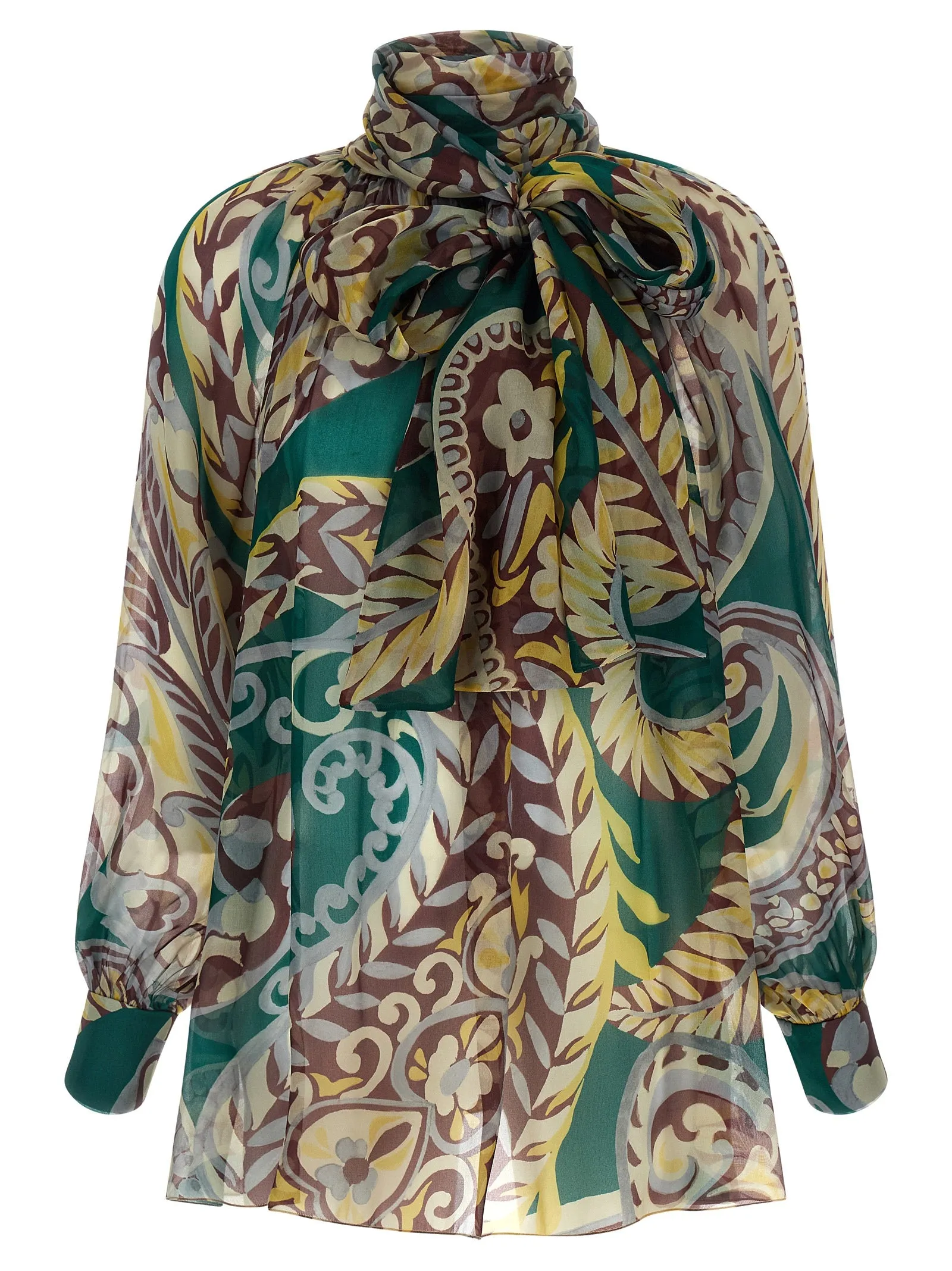 Paisley print blouse sold by Lord & Taylor