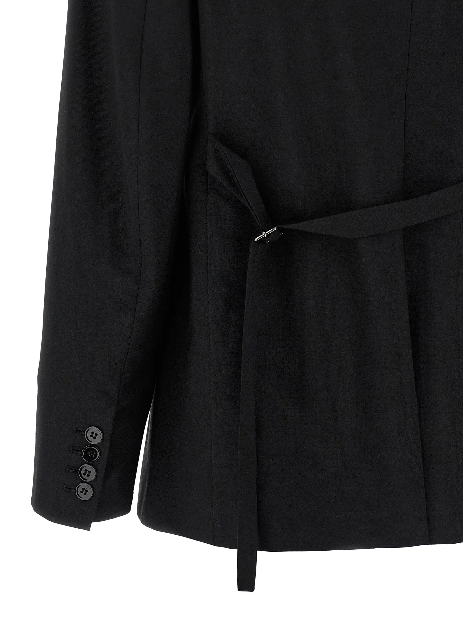 Belt blazer sold by Lord & Taylor product image thumbnail 4