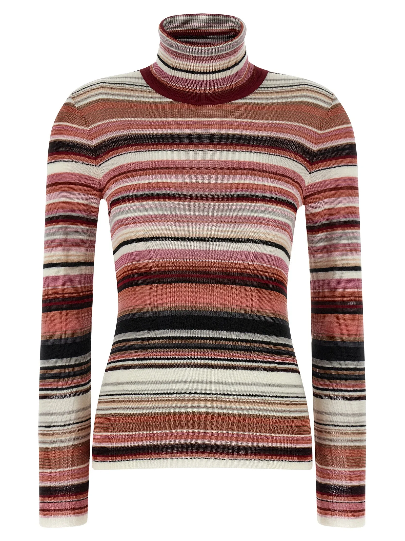 Striped turtleneck sweater sold by Lord & Taylor