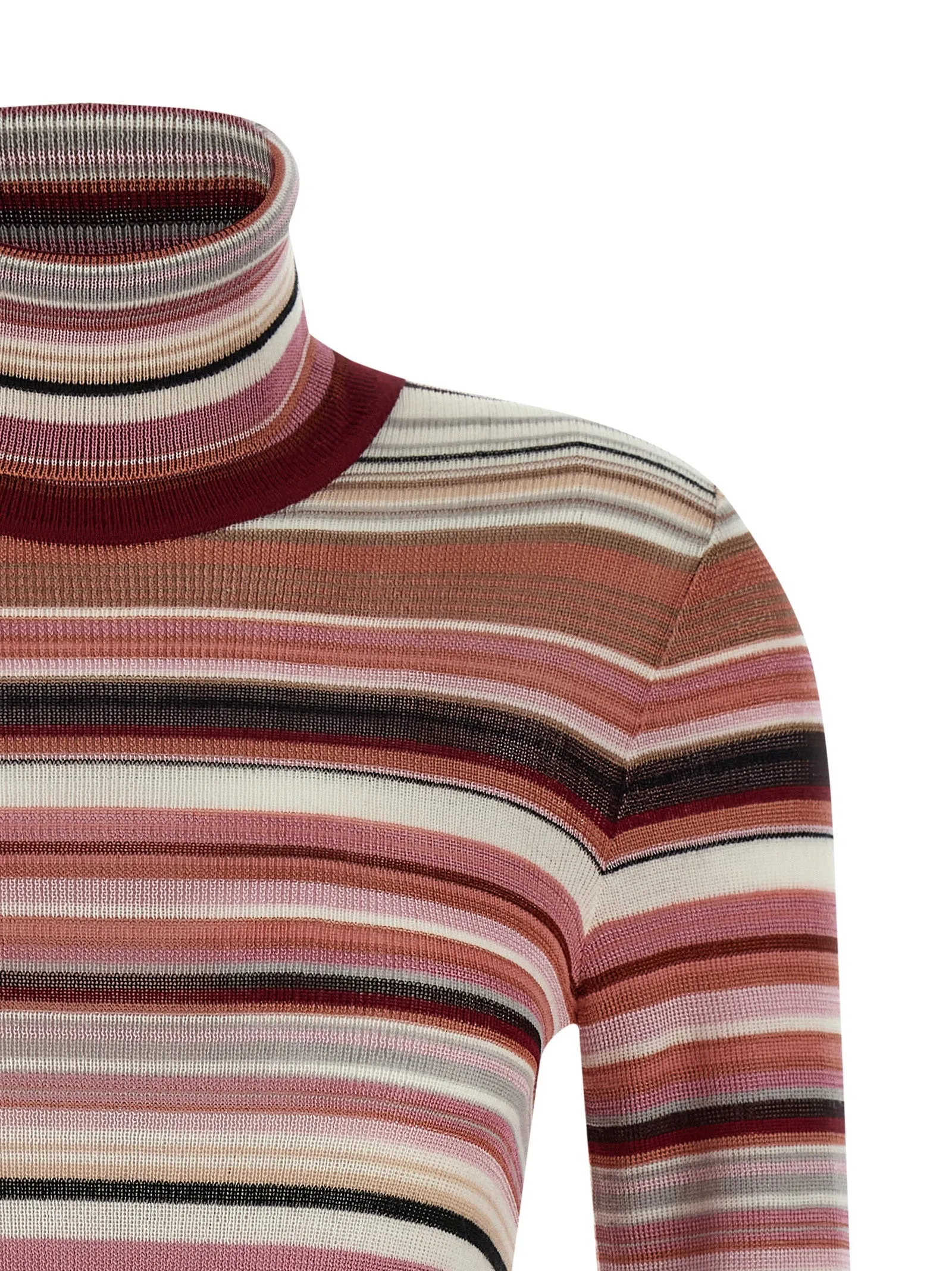 Striped turtleneck sweater sold by Lord & Taylor product image thumbnail 3