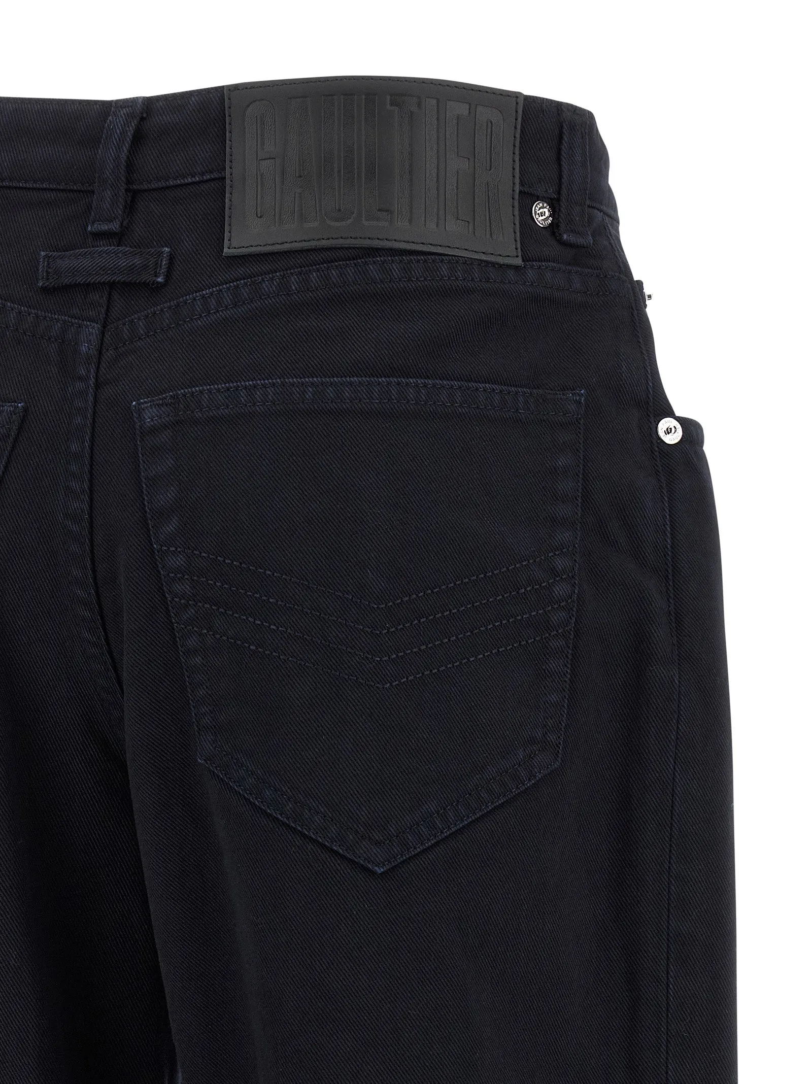 'The Snap-Button Denim' jeans sold by Lord & Taylor product image thumbnail 4