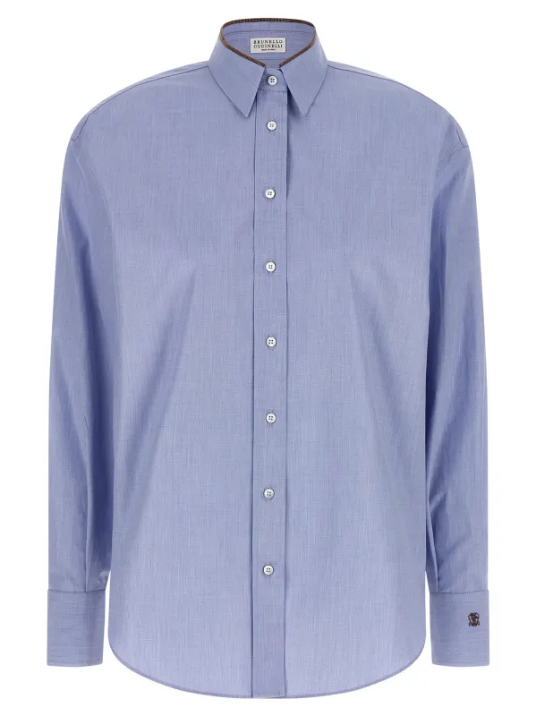 'Shiny Collar Detail' shirt sold by Lord & Taylor