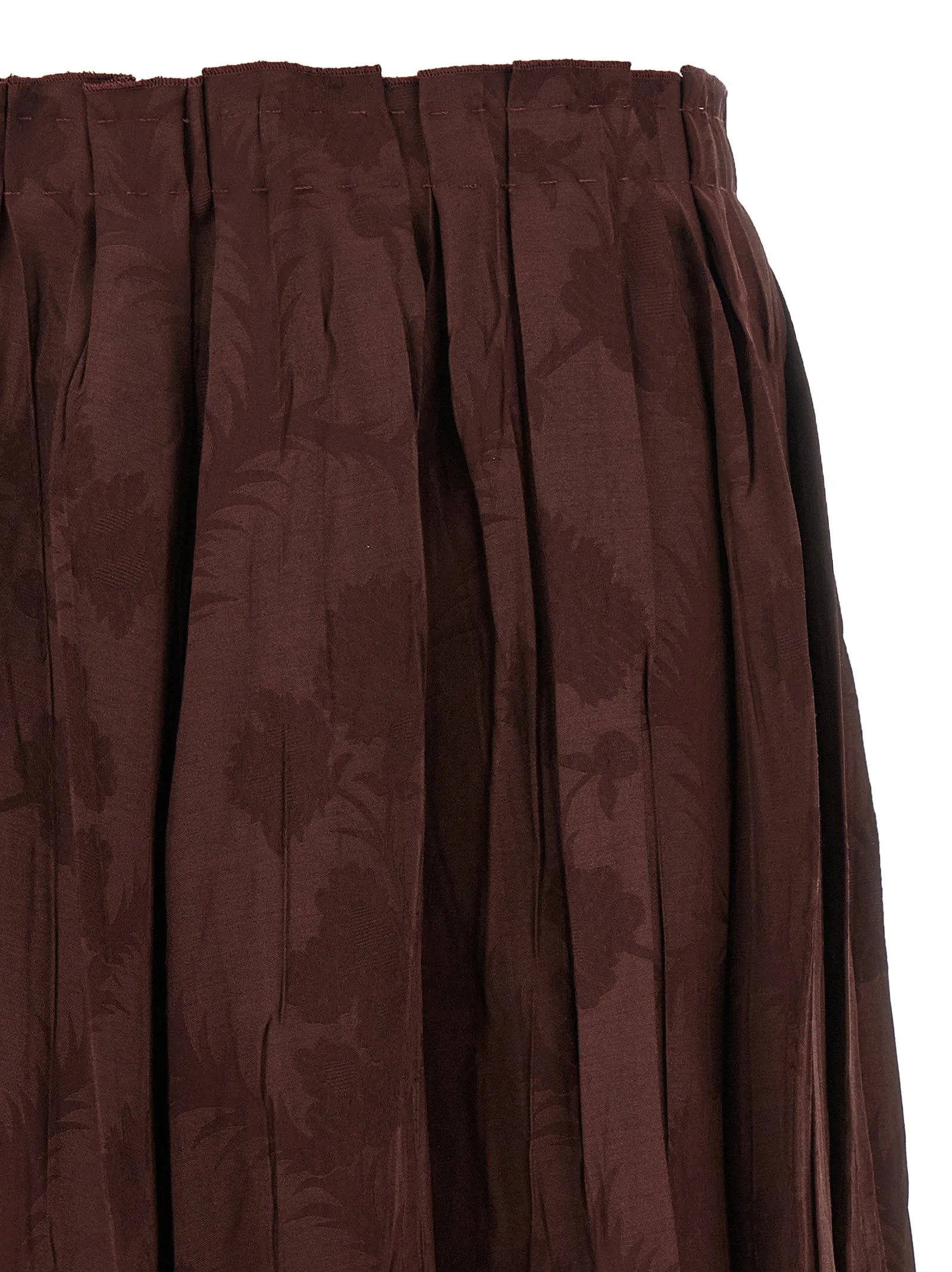 Jacquard floral patterned skirt sold by Lord & Taylor product image thumbnail 3