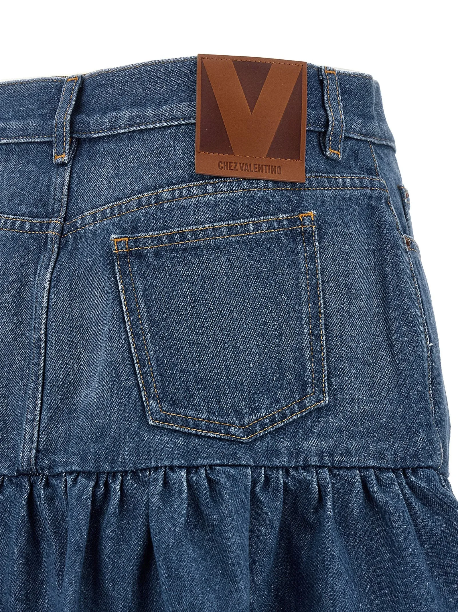 Denim skirt sold by Lord & Taylor product image thumbnail 4