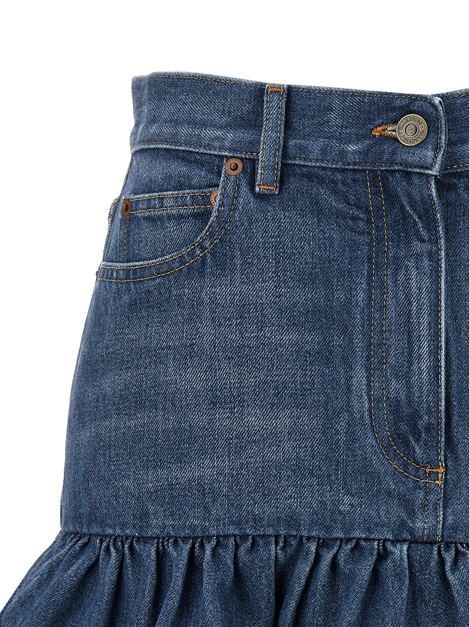 Denim skirt sold by Lord & Taylor product image thumbnail 3
