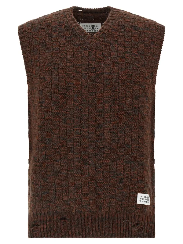 Knitted vest made by Maison Margiela