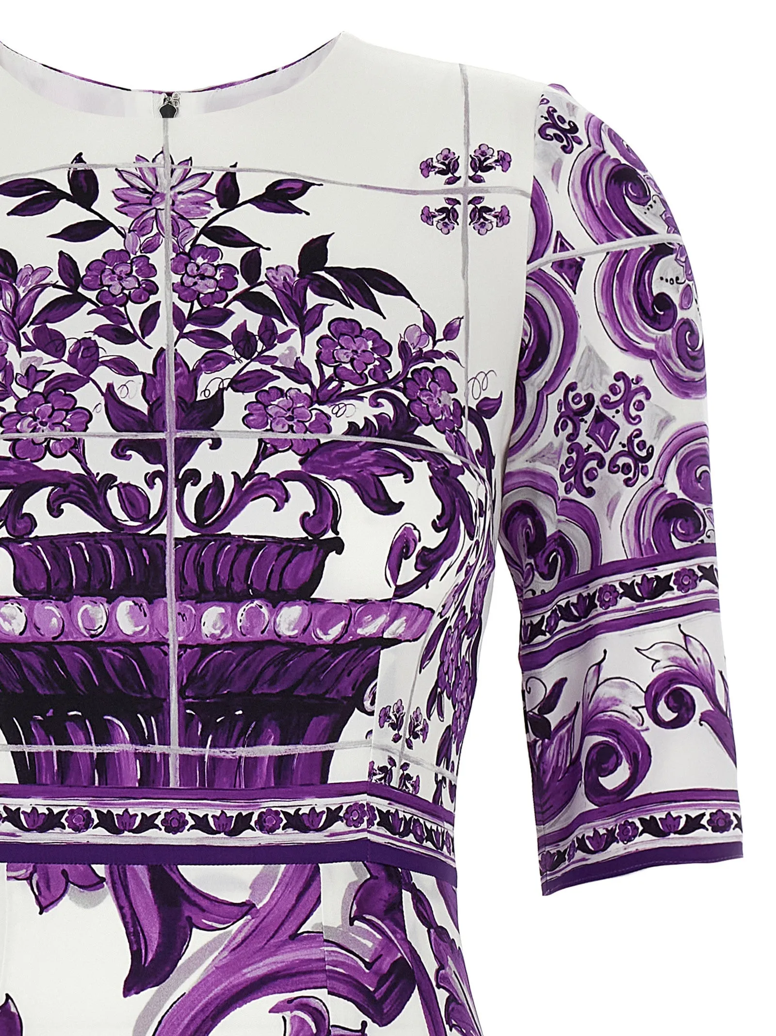 'Maiolica' print dress sold by Lord & Taylor product image thumbnail 3