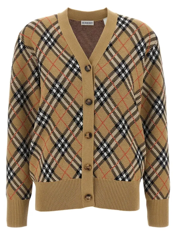 Cardigan Burberry Check made by Burberry