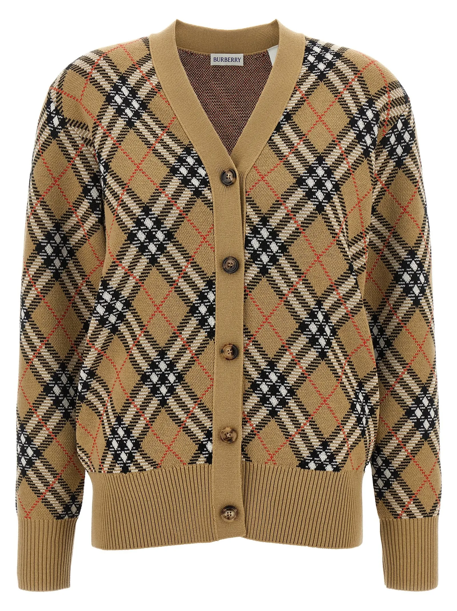 Cardigan Burberry Check sold by Lord & Taylor
