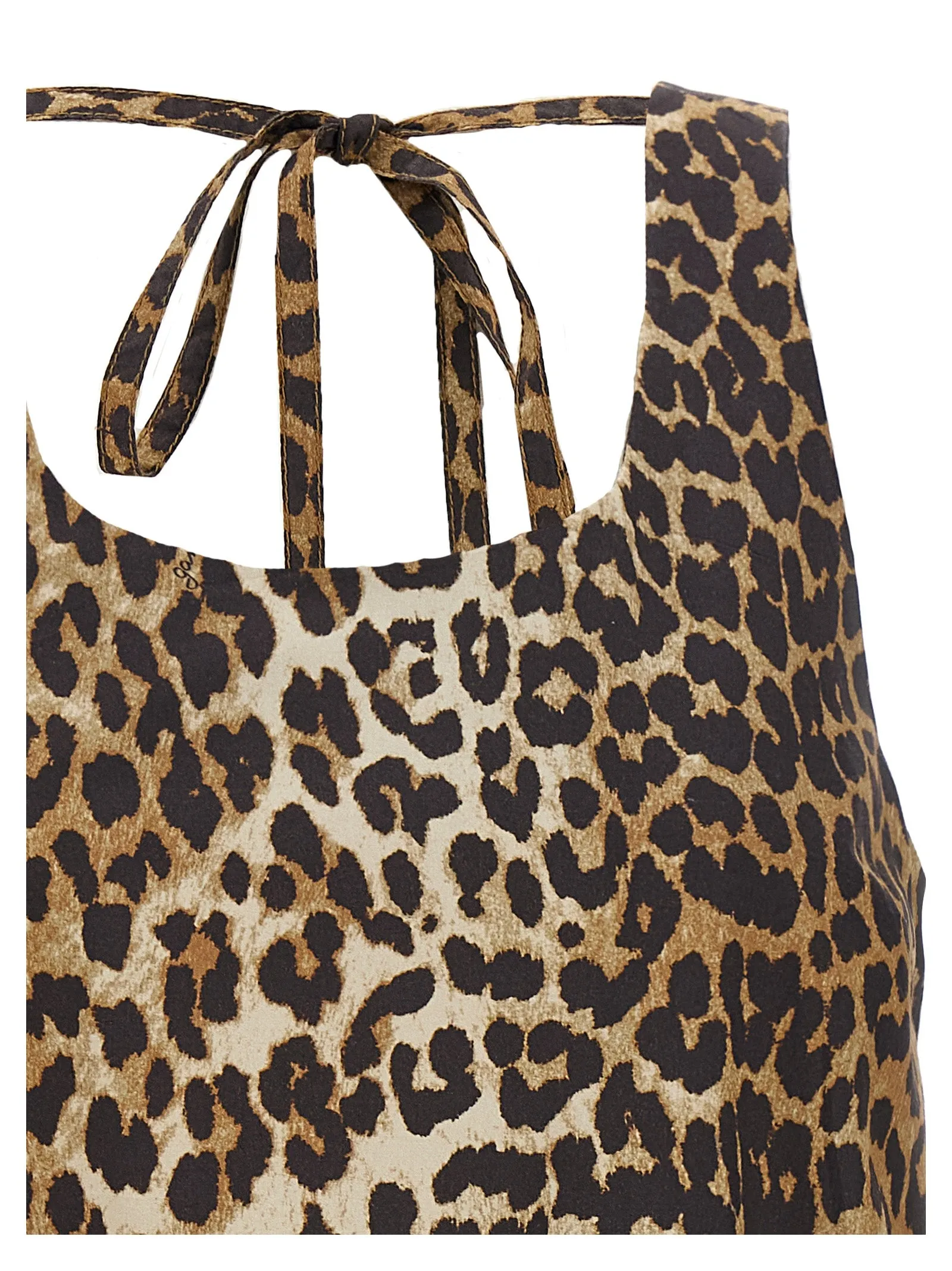 'Leopard Cotton Poplin Mini' dress sold by Lord & Taylor product image thumbnail 3