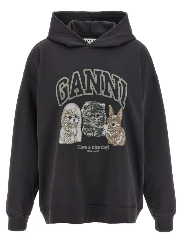 'Grey Animal Print' hoodie sold by Lord & Taylor