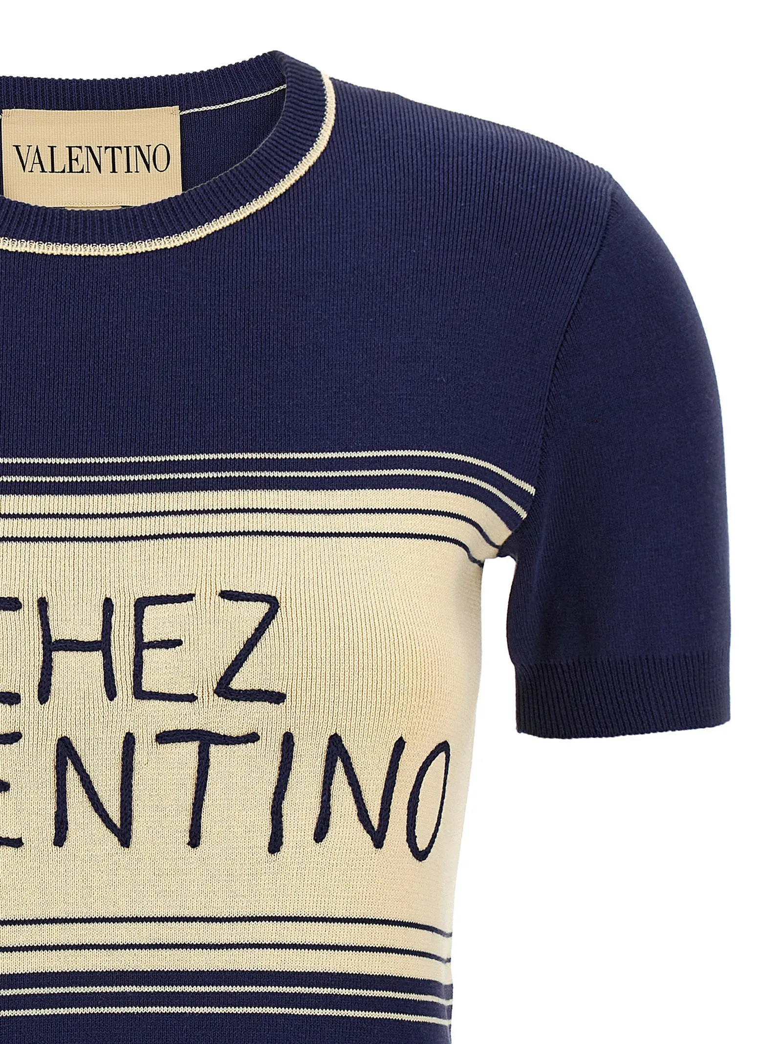 Valentino Garavani 'Chez Valentino' T-shirt sold by Lord & Taylor product image thumbnail 3