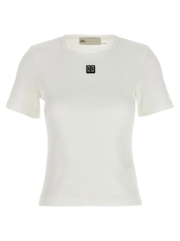 Logo plaque t-shirt sold by Lord & Taylor