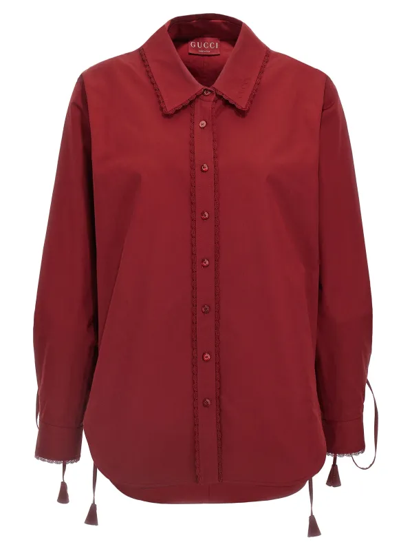 Lacing shirt made by Gucci