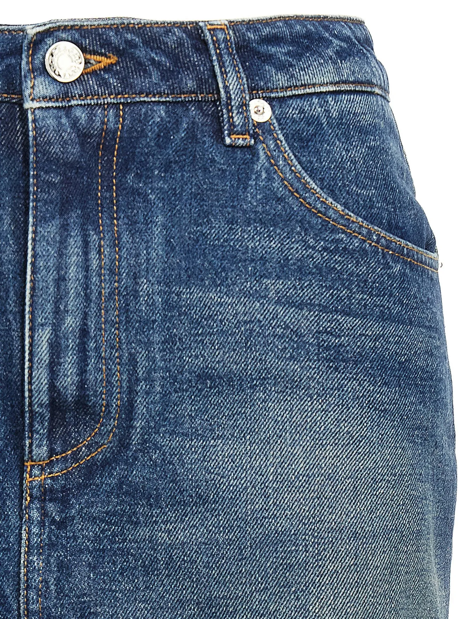 Denim mini skirt sold by Lord & Taylor product image thumbnail 3