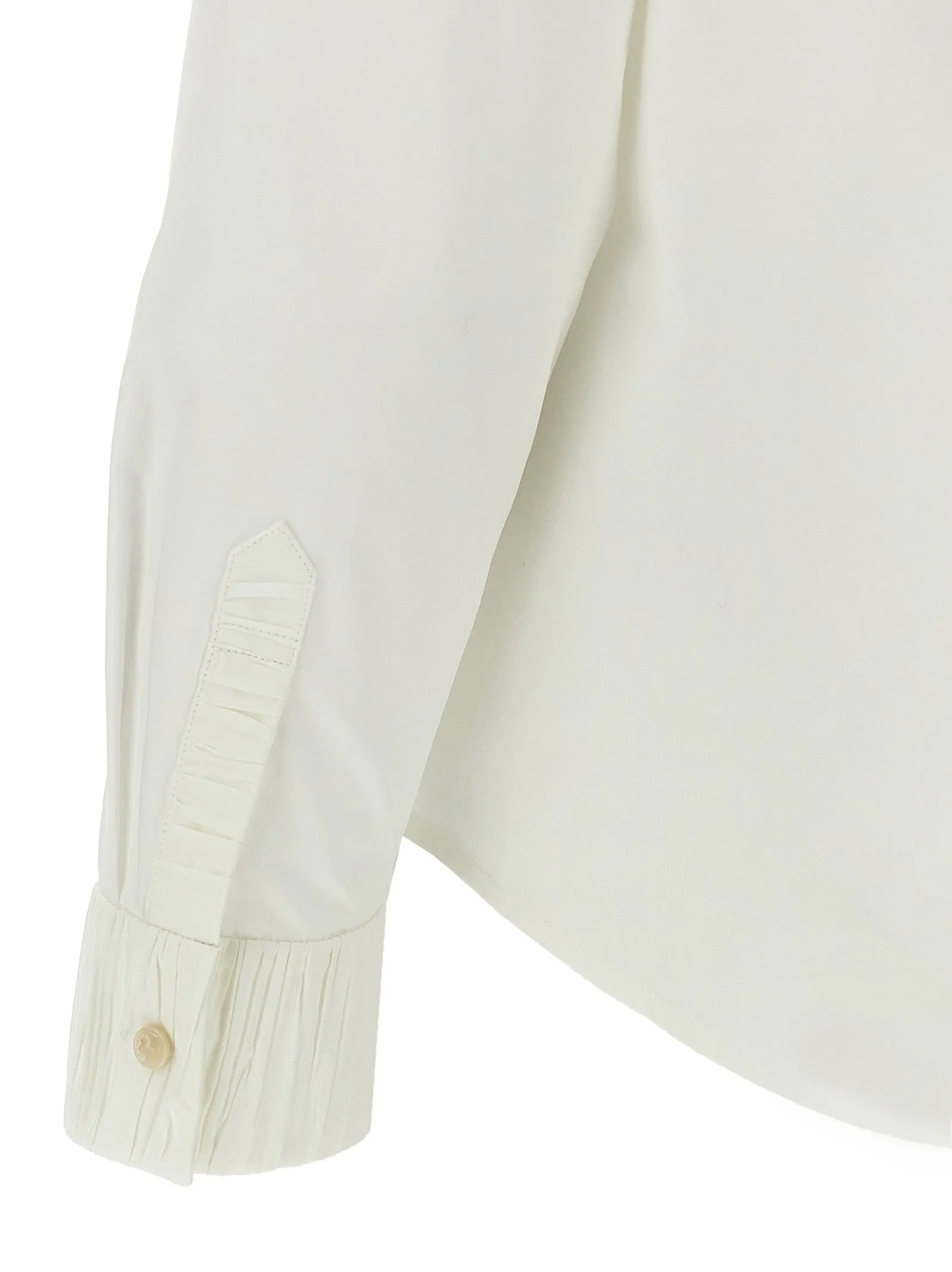 Pleated detail shirt sold by Lord & Taylor product image thumbnail 4