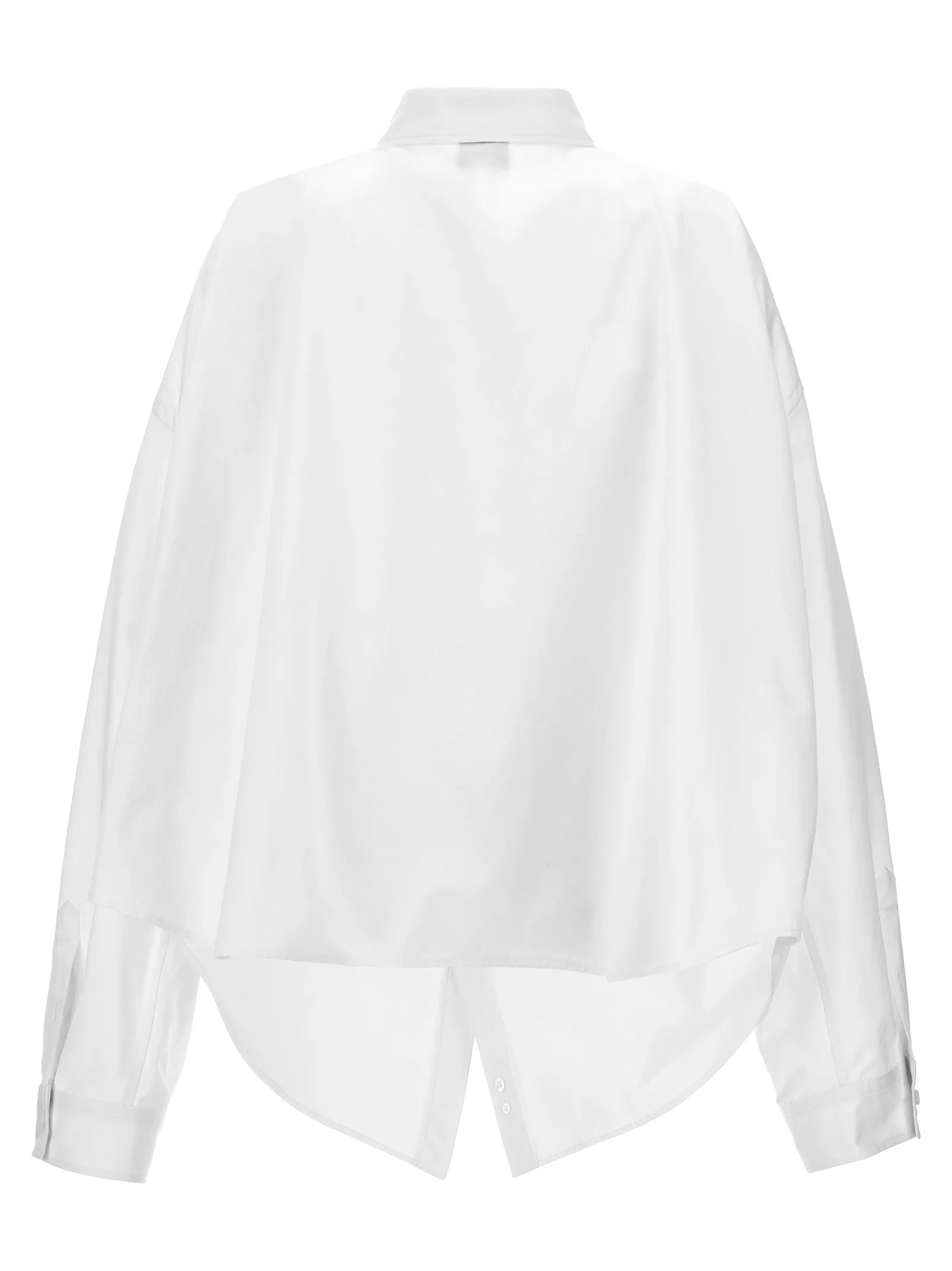 Asymmetric shirt with logo embroidery sold by Lord & Taylor product image thumbnail 2