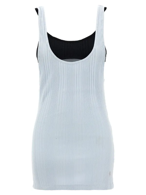 Logo ribbed top sold by Lord & Taylor