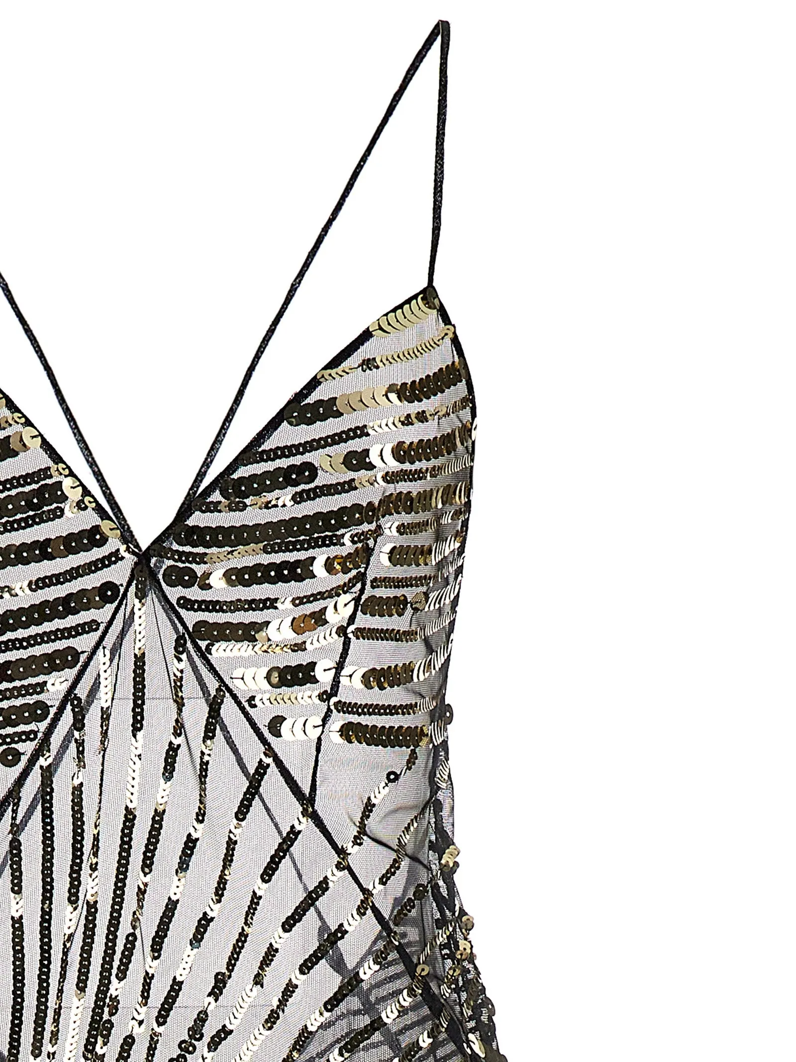 Semi-transparent long dress sold by Lord & Taylor product image thumbnail 3