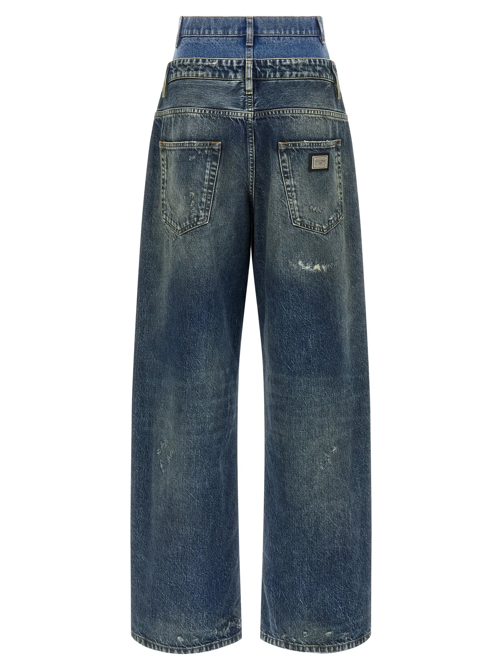 Double layer jeans sold by Lord & Taylor product image thumbnail 2