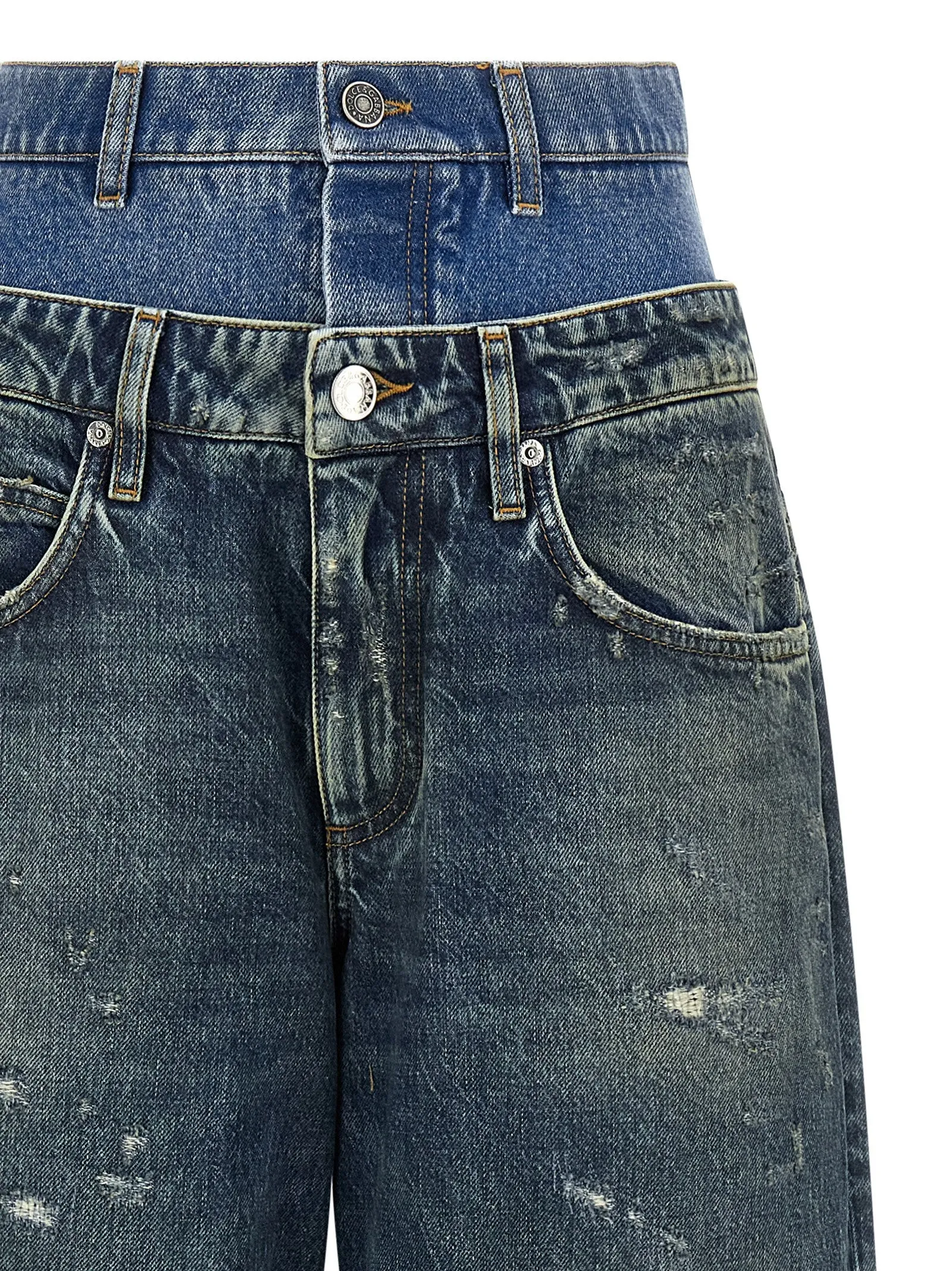 Double layer jeans sold by Lord & Taylor product image thumbnail 3