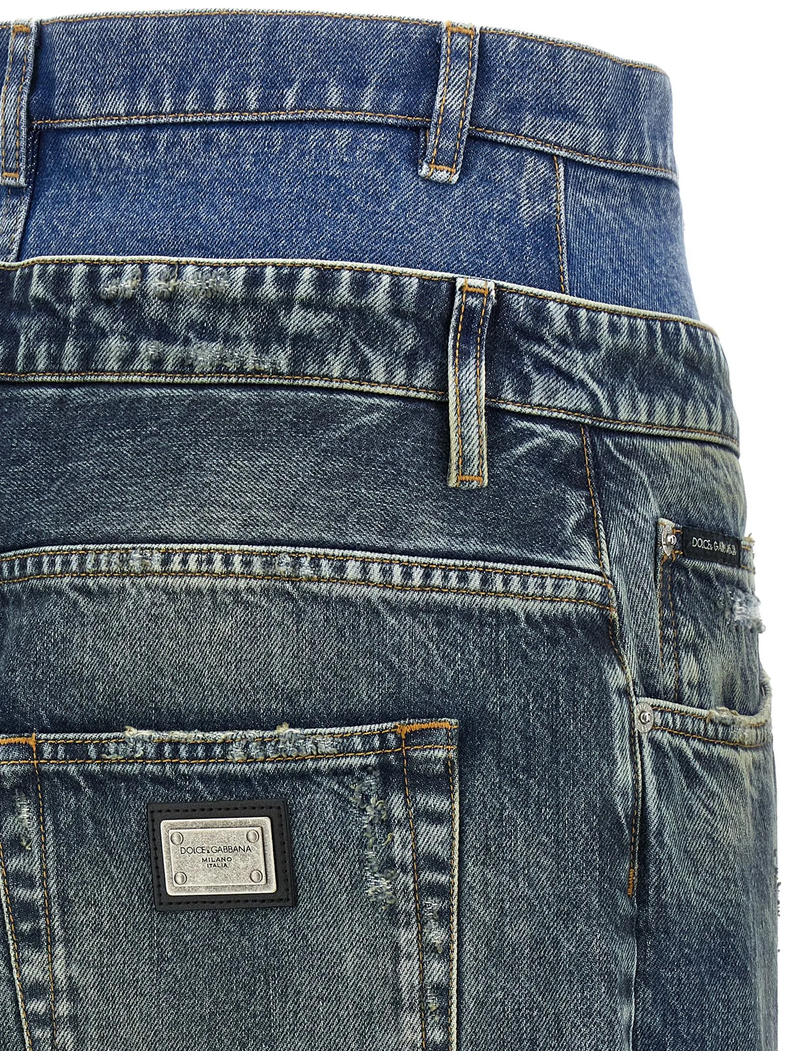 Double layer jeans sold by Lord & Taylor product image thumbnail 4