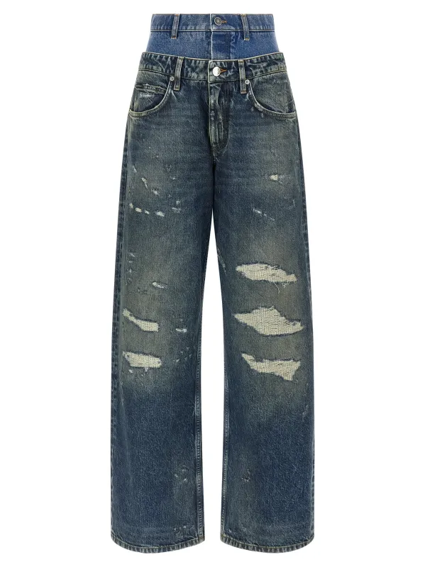 Double layer jeans made by Dolce & Gabanna