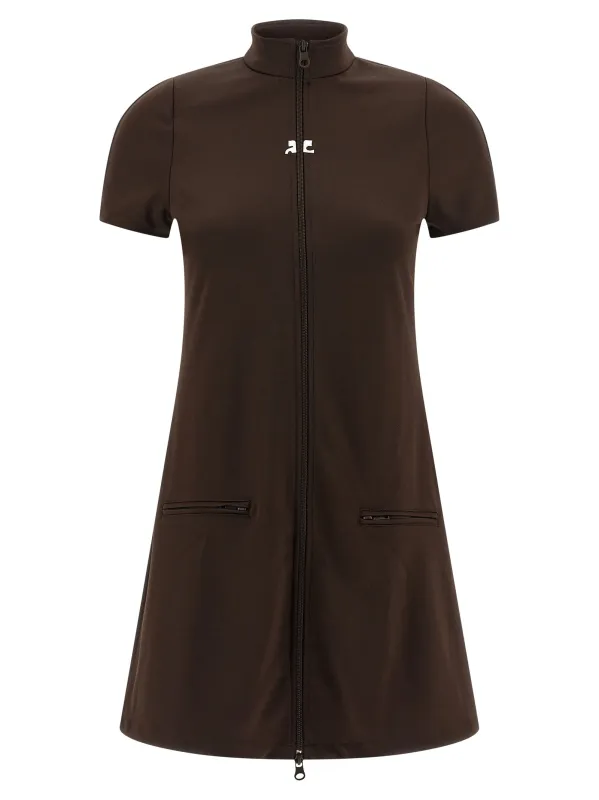'Interlock Tracksuit Mini' dress made by Courreges