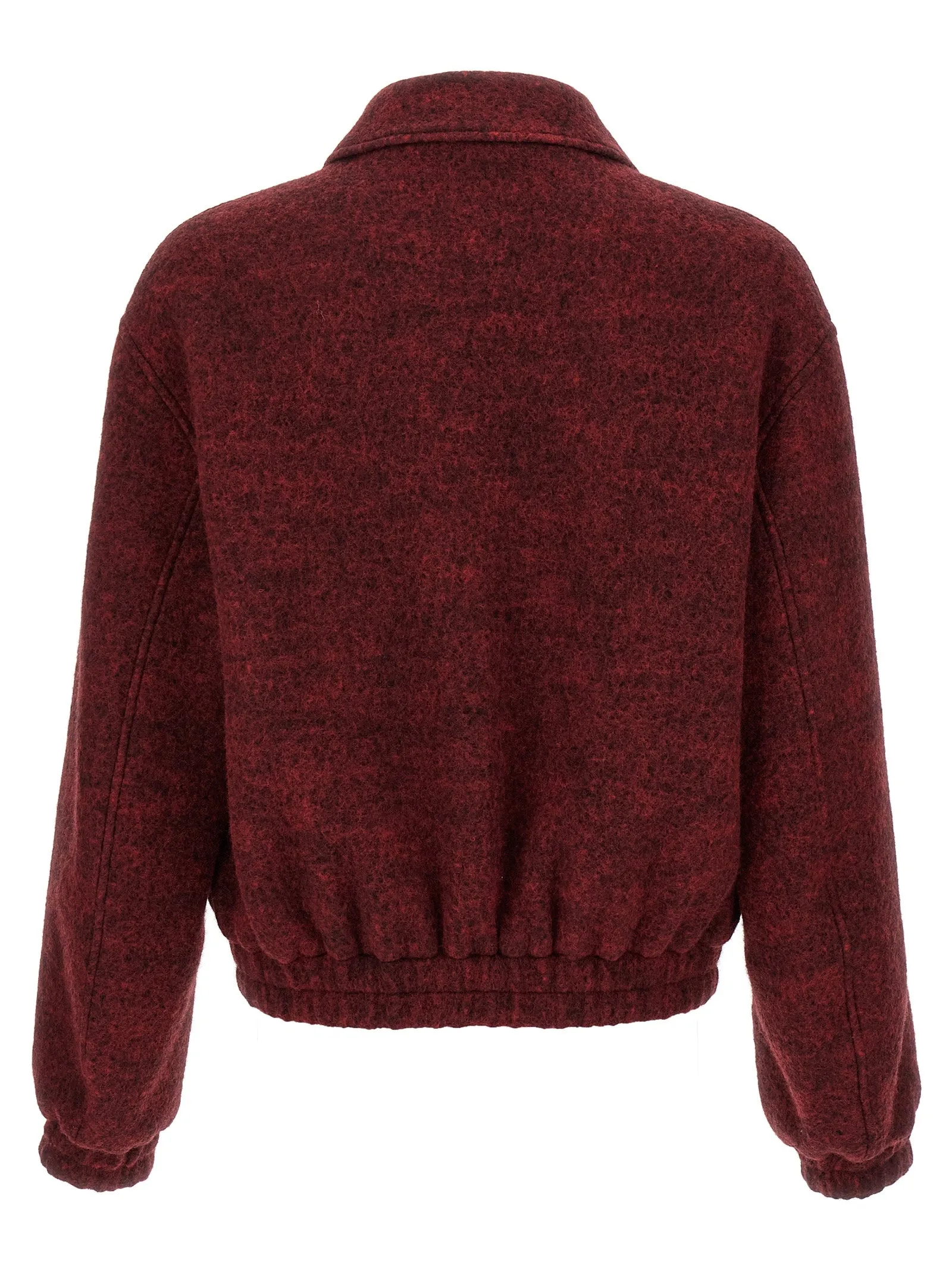 Mélange wool bomber jacket sold by Lord & Taylor product image thumbnail 2