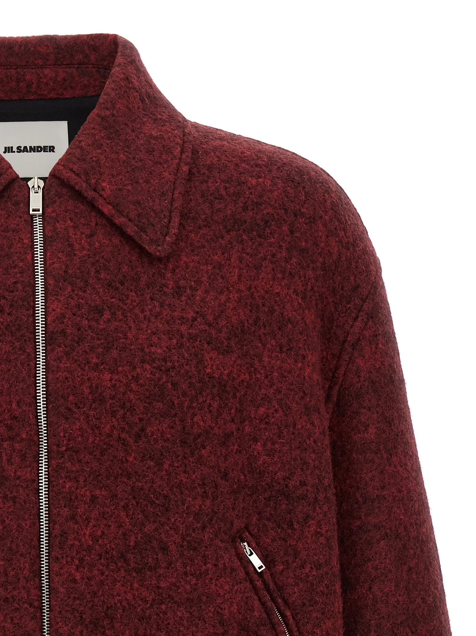 Mélange wool bomber jacket sold by Lord & Taylor product image thumbnail 3