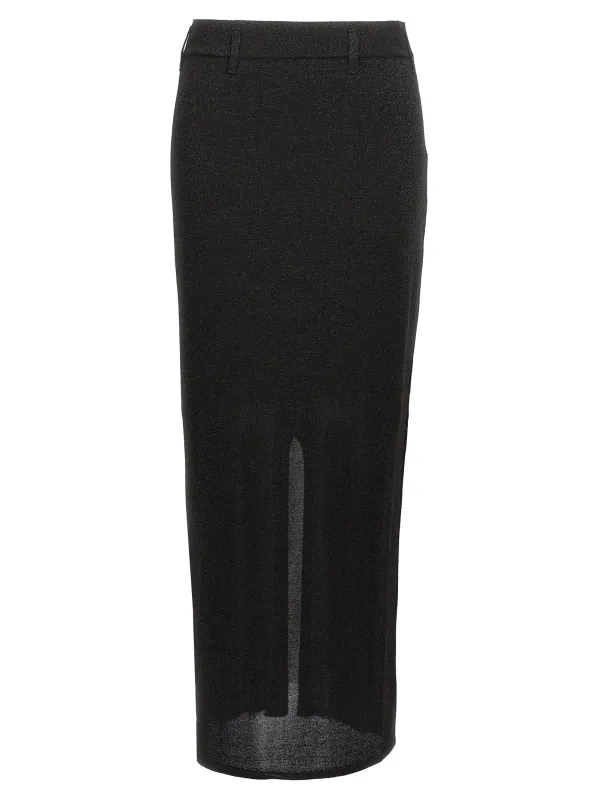 Vanity and lamé skirt sold by Lord & Taylor