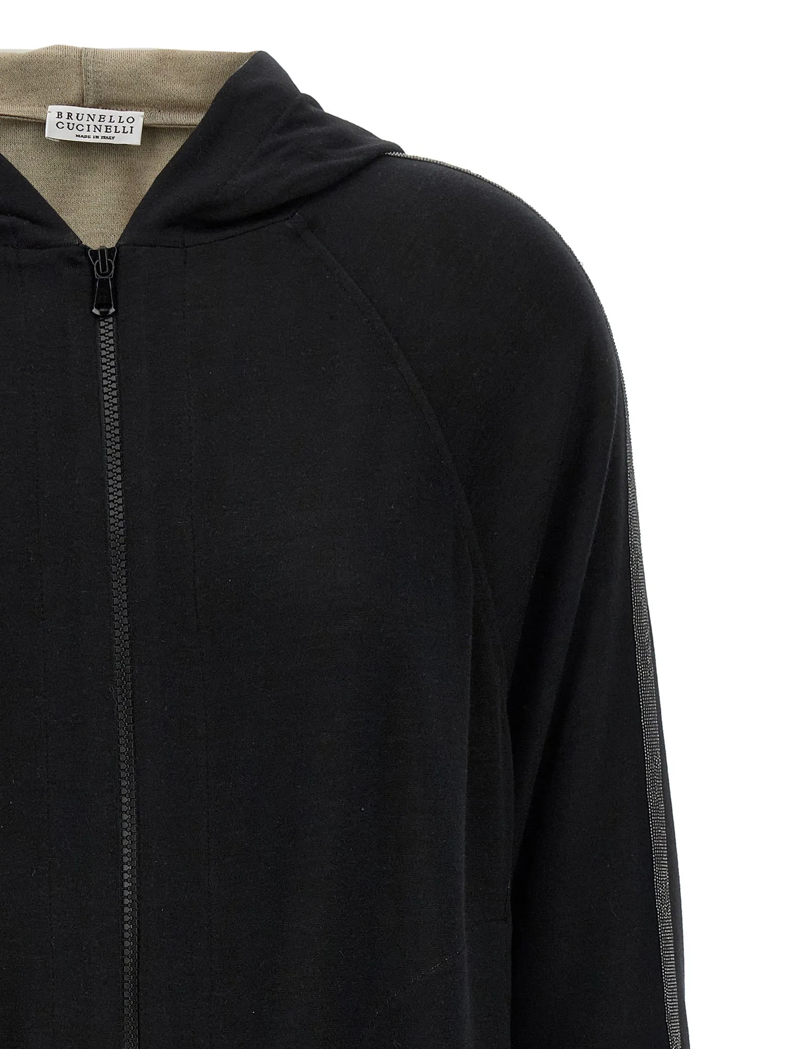 'Shiny Trims' hoodie sold by Lord & Taylor product image thumbnail 3