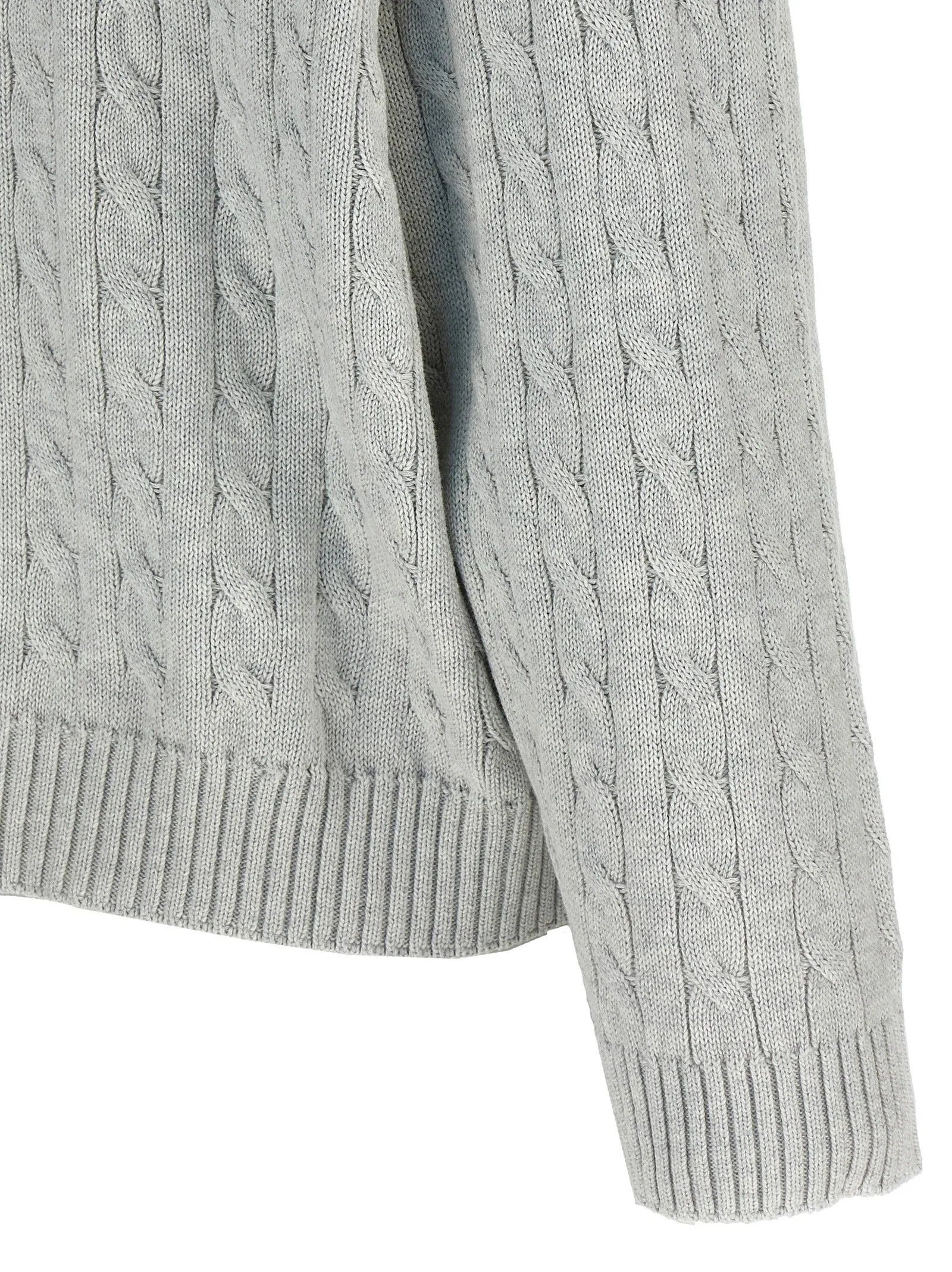 Cotton cable knit sweater sold by Lord & Taylor product image thumbnail 4