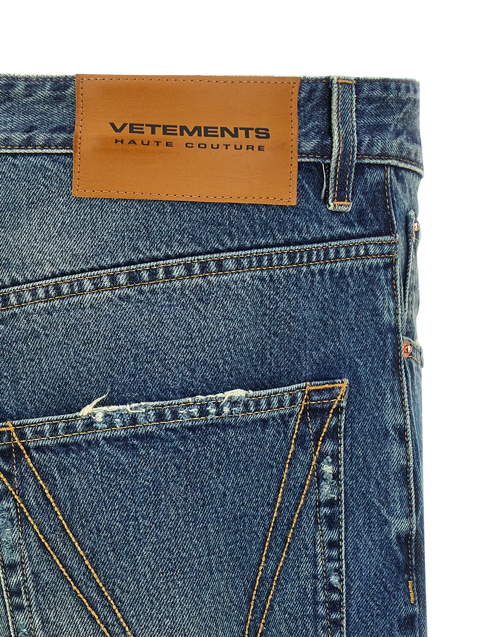 'Blue Distressed Baggy' jeans sold by Lord & Taylor product image thumbnail 4