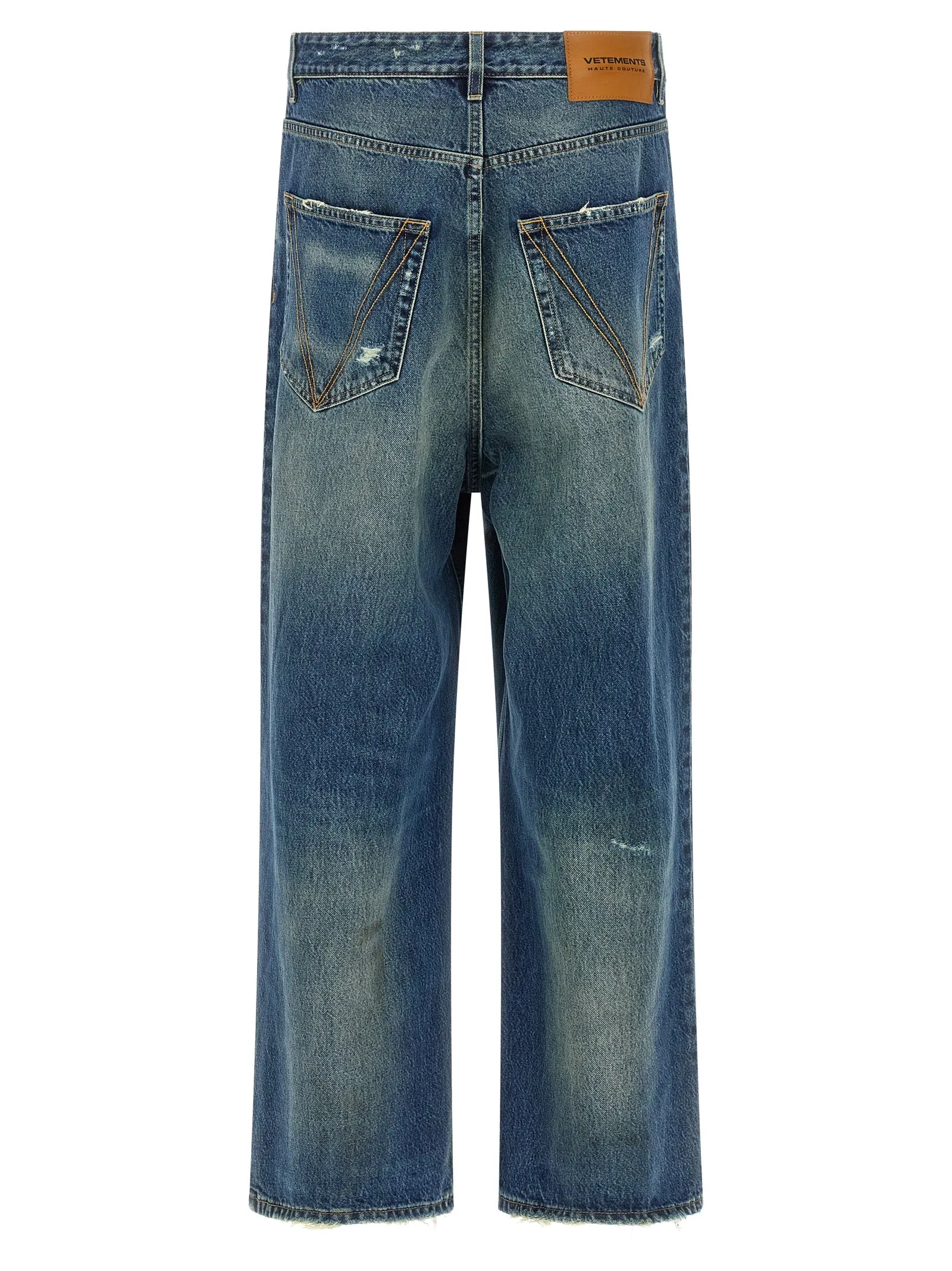 'Blue Distressed Baggy' jeans sold by Lord & Taylor product image thumbnail 2