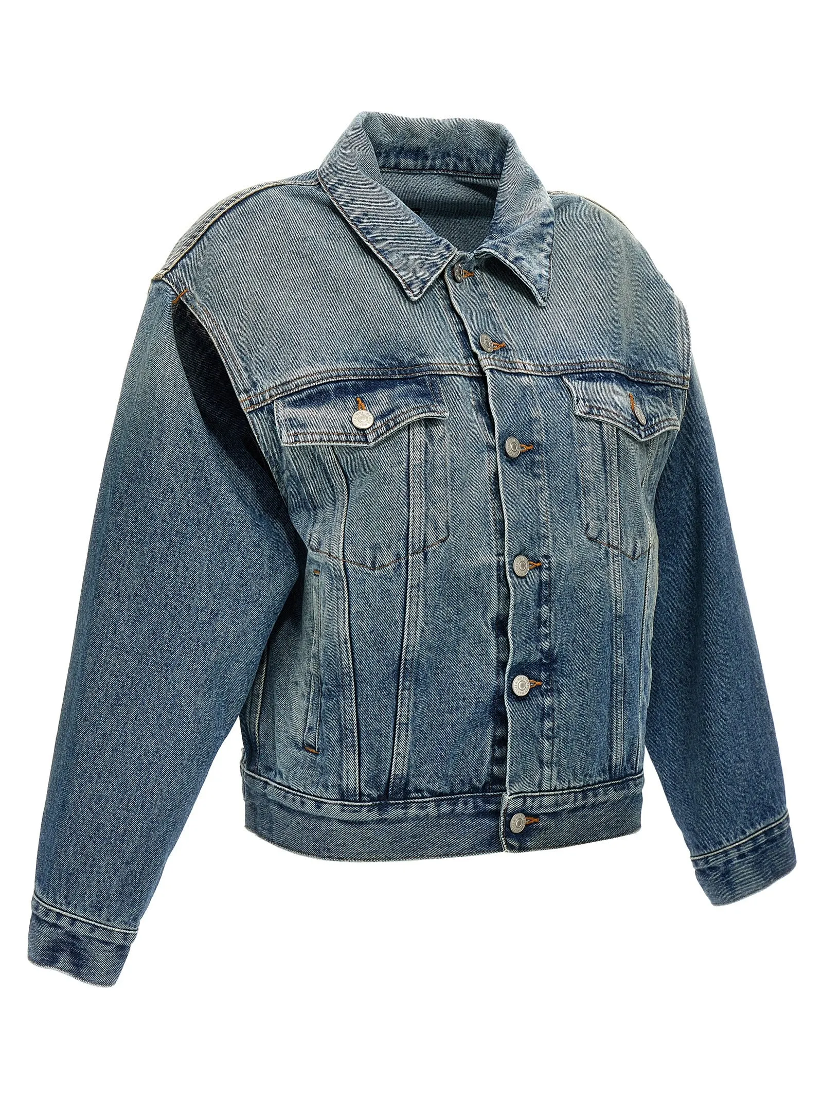 Cut-out denim jacket sold by Lord & Taylor product image thumbnail 3