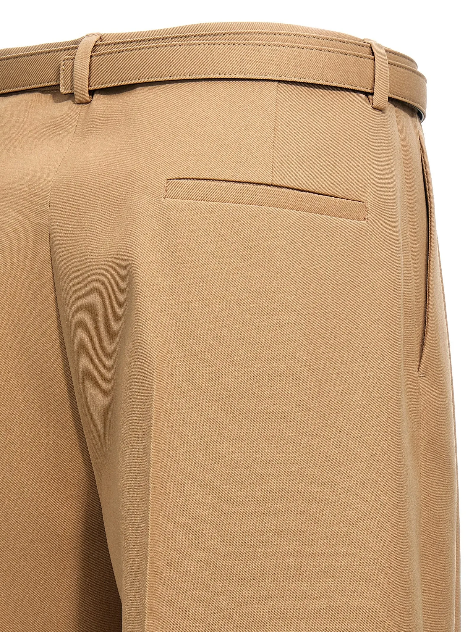 Gabardine belt pants sold by Lord & Taylor product image thumbnail 4
