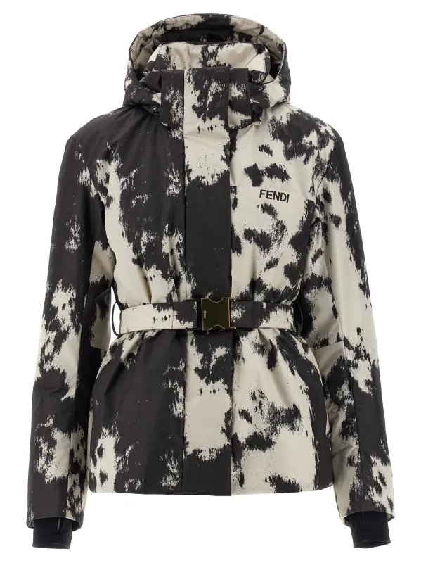 'Frosted Fauna' ski jacket made by Fendi