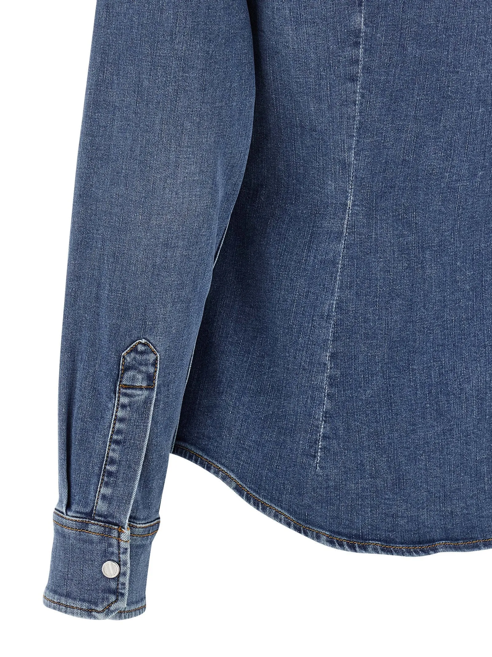Denim shirt sold by Lord & Taylor product image thumbnail 4
